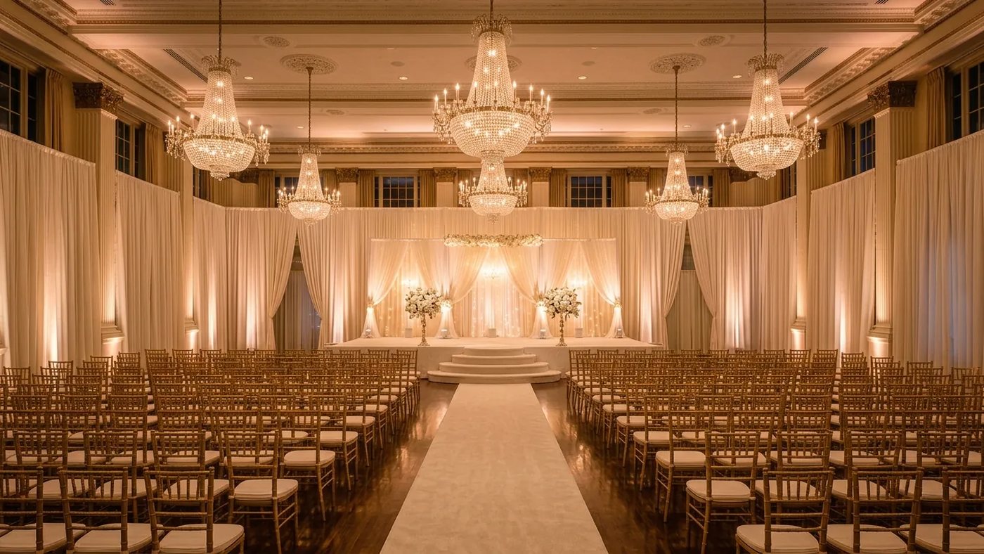 The Grand Marquee — a demo wedding-venue website designed and built by Veltro